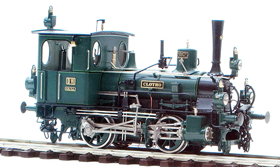 Micro Metakit 04101H - Class DVI “Clotho” Tank Loco #847, Green/Black Livery with White Pin Stripping